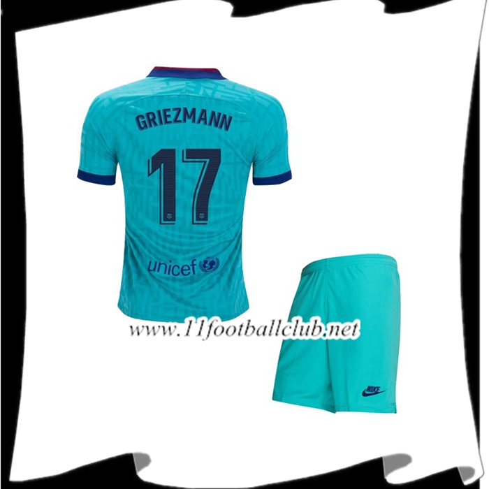 Le Nouveau Maillot Barcelone (GRIEZMANN 17) Enfant Third 2019/2020 Personnalisé