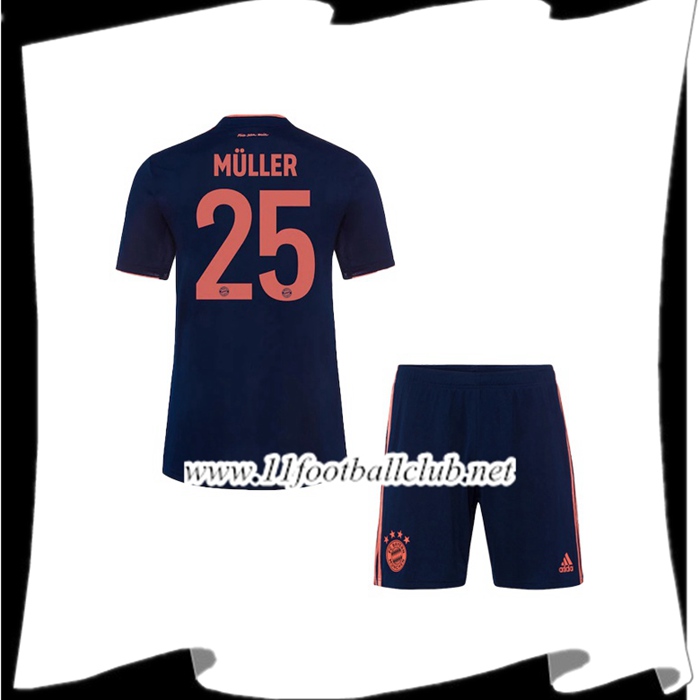 Le Nouveaux Maillot Bayern Munich (MULLER 25) Enfant Third 2019/2020 Junior