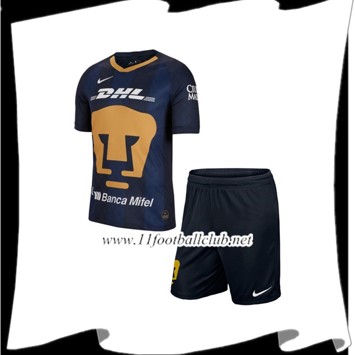 Le Nouveaux Maillot de Foot Pumas UNAM Enfants Exterieur 2019/2020 Floqué
