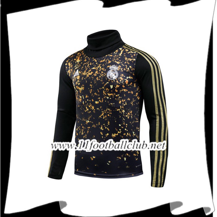 Nouveau Sweatshirt Training Real Madrid Adidas × EA Sports™ FIFA 20 Noir Col Haut 2019/2020