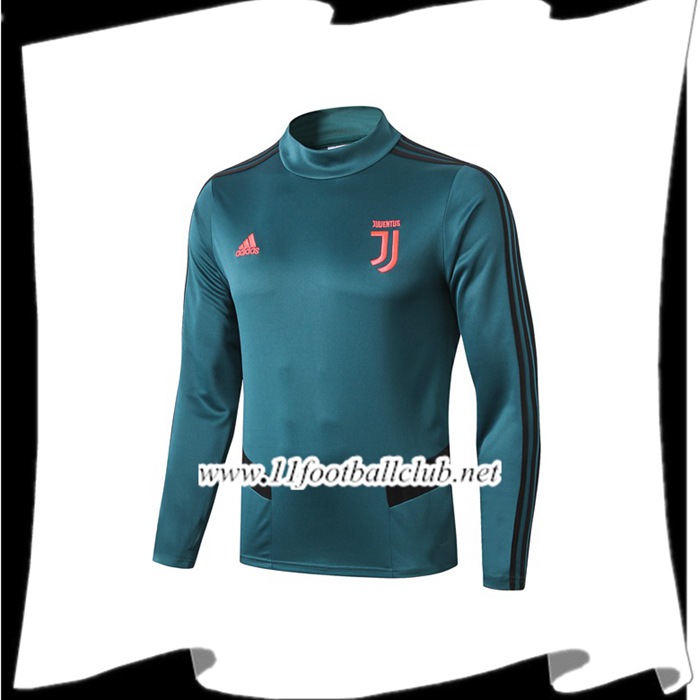 Le Nouveaux Sweatshirt Training Juventus Vert 2019/2020 Flocage