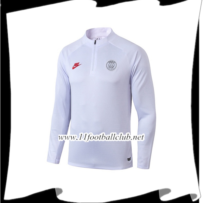 Le Nouveaux Sweatshirt Training PSG Blanc 2019/2020 Junior