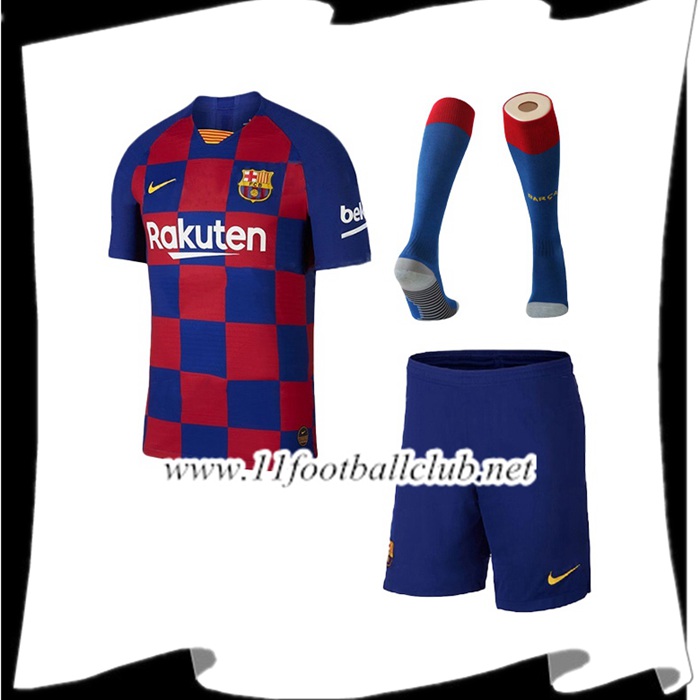 Le Nouveaux Ensemble Maillot FC Barcelone Domicile + Chaussettes 2019/2020 Junior