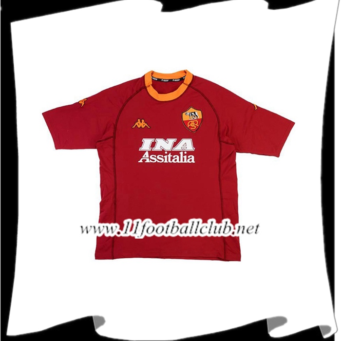 Le Nouveaux Maillot de Foot AS Roma Domicile 2000/2001 Junior