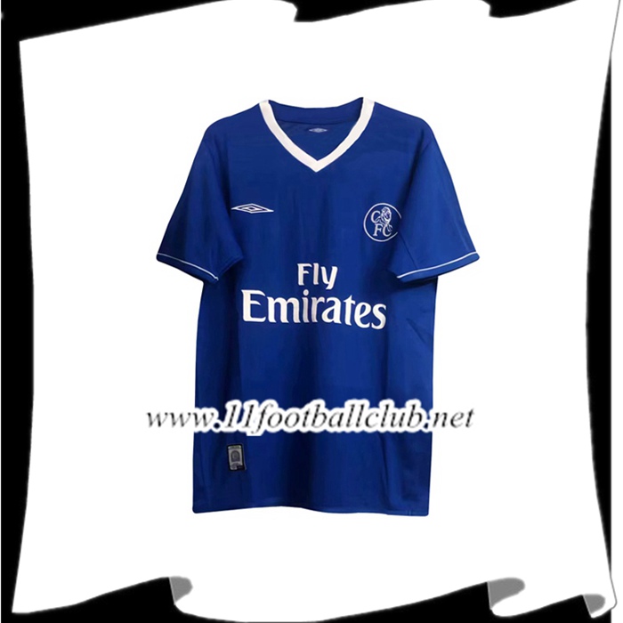 Le Nouveau Maillot de Foot FC Chelsea Domicile 2003/2005 Personnalisé