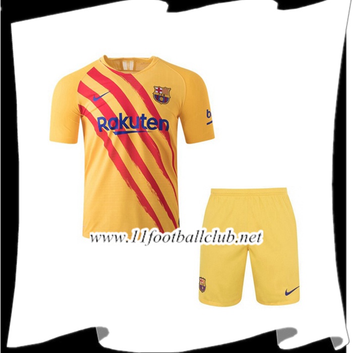 Le Nouveaux Maillot de Foot FC Barcelone Senyera Quatrieme 2019/2020 Authentic