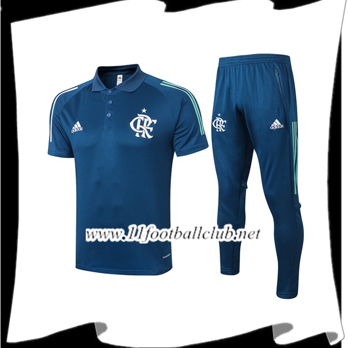 Le Nouveau Ensemble Polo Flamengo + Pantalon Bleu Royal 2020/2021