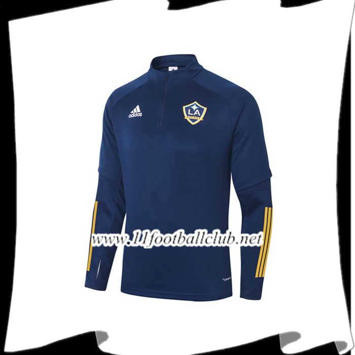 Le Nouveau Sweatshirt Training LA Galaxy Bleu Royal 2020/2021 Personnalisé