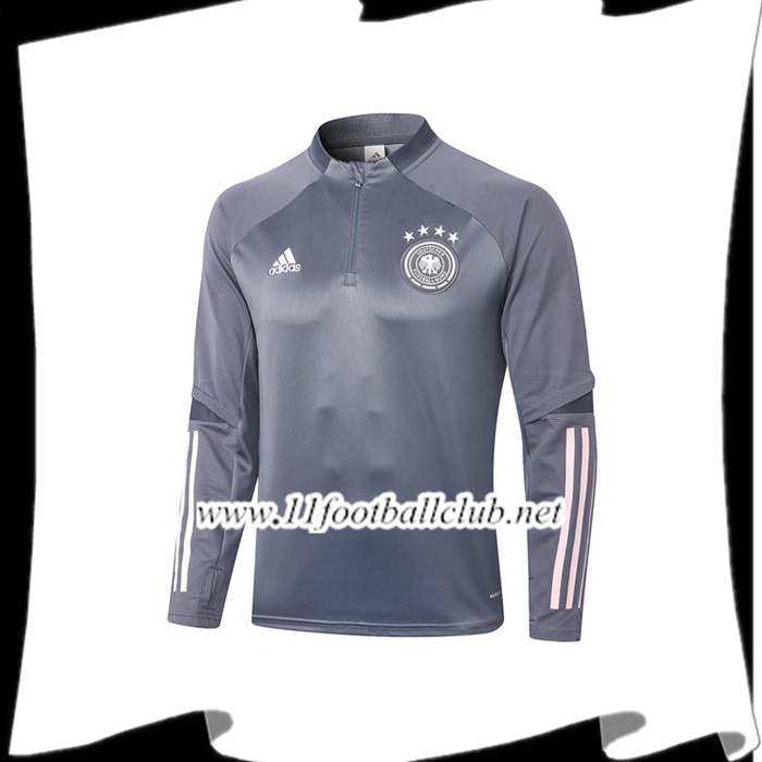 Le Nouveaux Sweatshirt Training Allemagne Gris Clair 2020/2021 Flocage