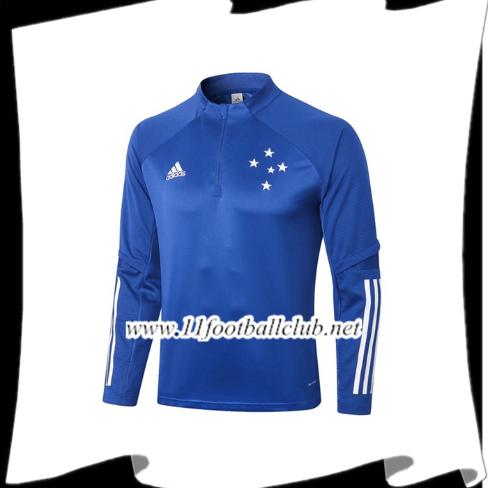 Le Nouveau Sweatshirt Training Cruzeiro EC Bleu 2020/2021 Personnalisable