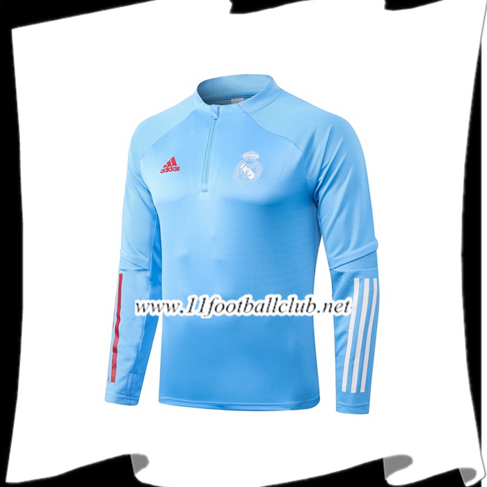 Nouveau Sweatshirt Training Real Madrid Bleu 2020/2021