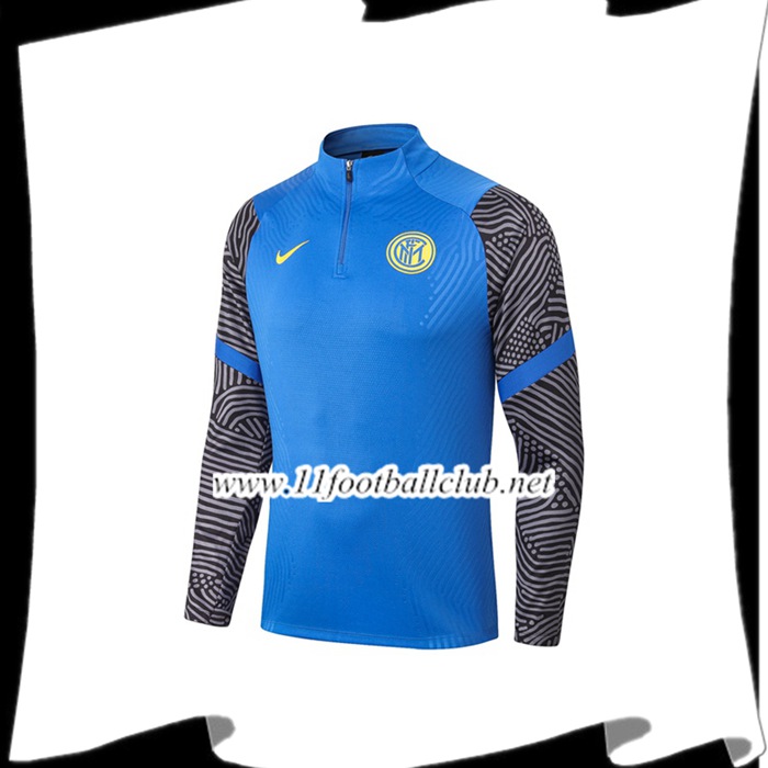 Nouveaux Sweatshirt Training Inter Milan Bleu 2020/2021
