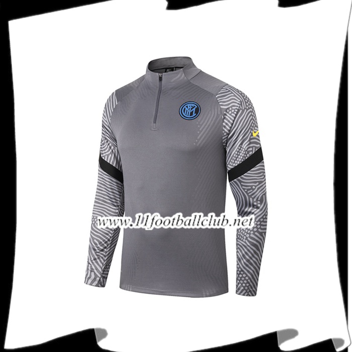 Nouveau Sweatshirt Training Inter Milan Gris 2020/2021