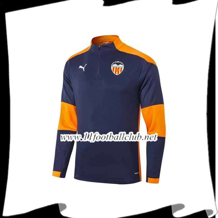 Nouveau Sweatshirt Training Valencia Bleu Royal 2020/2021