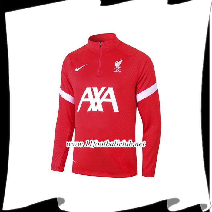 Le Nouveaux Sweatshirt Training FC Liverpool Rouge 2020/2021