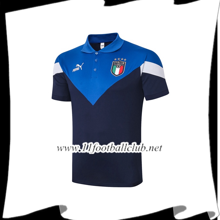 Le Nouveau Polo Foot Italie Bleu 2020/2021 Personnalisé