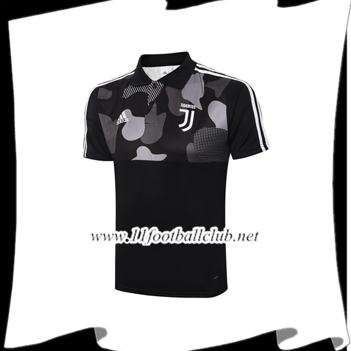 Le Nouveaux Polo Foot Juventus Noir Blanc 2020/2021 Authentic