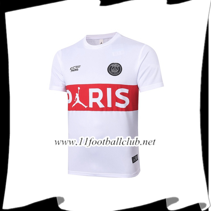 Le Nouveaux Training T-Shirts Paris PSG Blanc 2020/2021 Junior