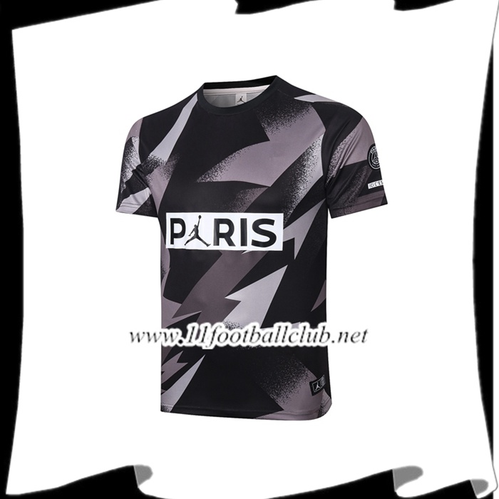 Le Nouveau Training T-Shirts Paris PSG Noir Gris 2020/2021 Officiel
