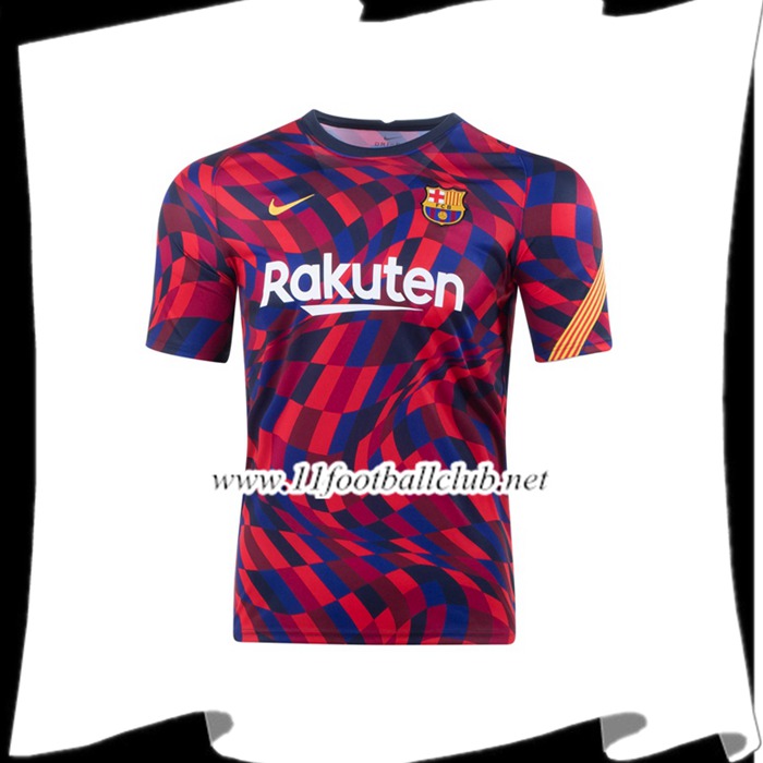 Nouveaux Training T-Shirts FC Barcelone Rouge 2020/2021