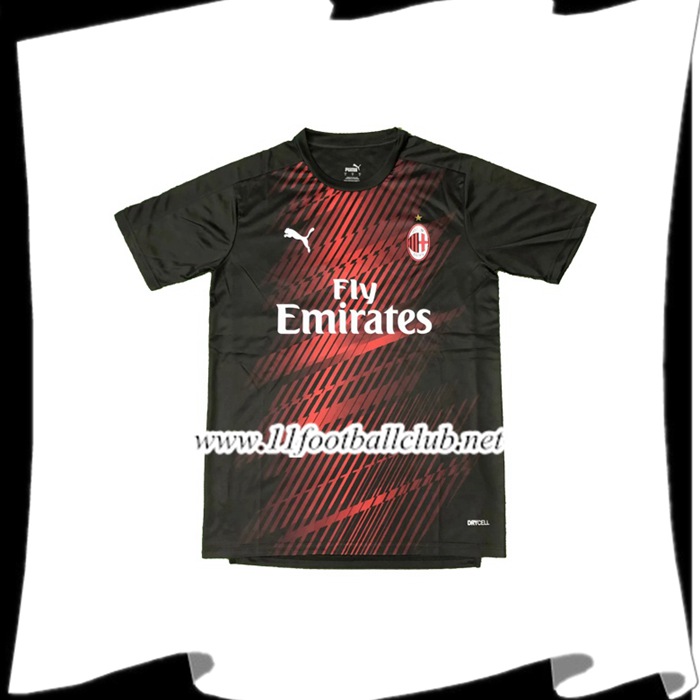 Nouveau Training T-Shirts Milan AC Noir 2020/2021