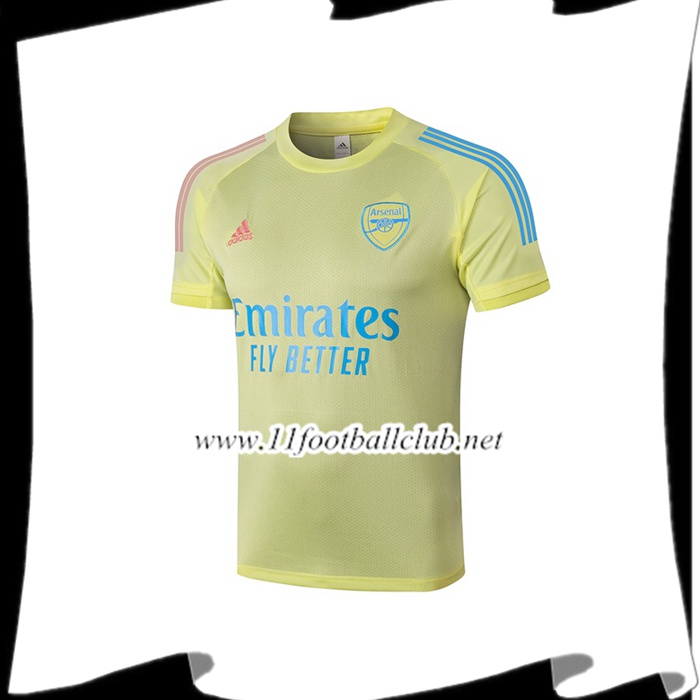 Nouveaux Training T-Shirts Arsenal Jaune 2020/2021