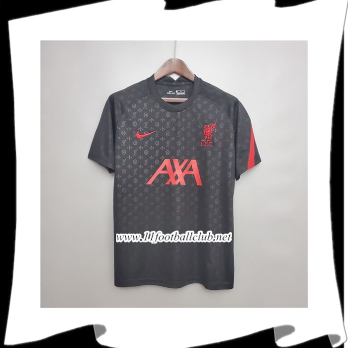 Nouveaux Training T-Shirts FC Liverpool Noir 2020/2021