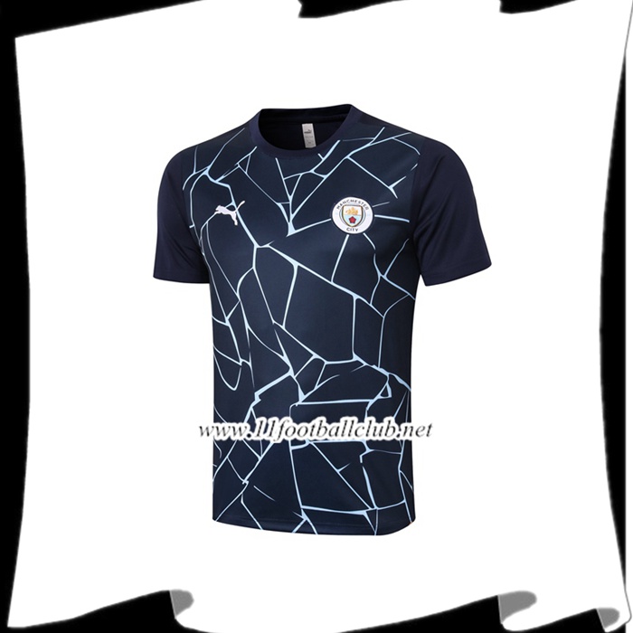 Le Nouveaux Training T-Shirts Manchester City Bleu Royal 2020/2021