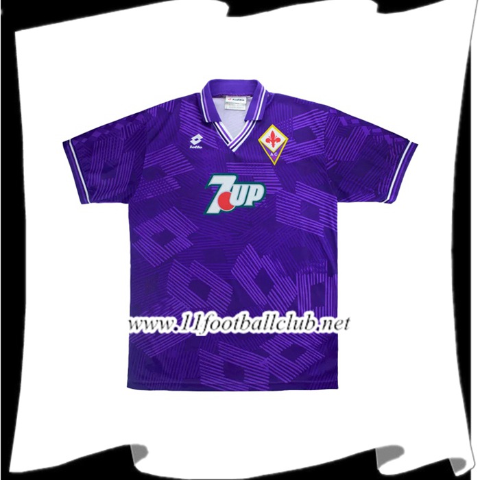 Maillot De Foot ACF Fiorentina Retro Domicile 1992/1993 Personnalisable