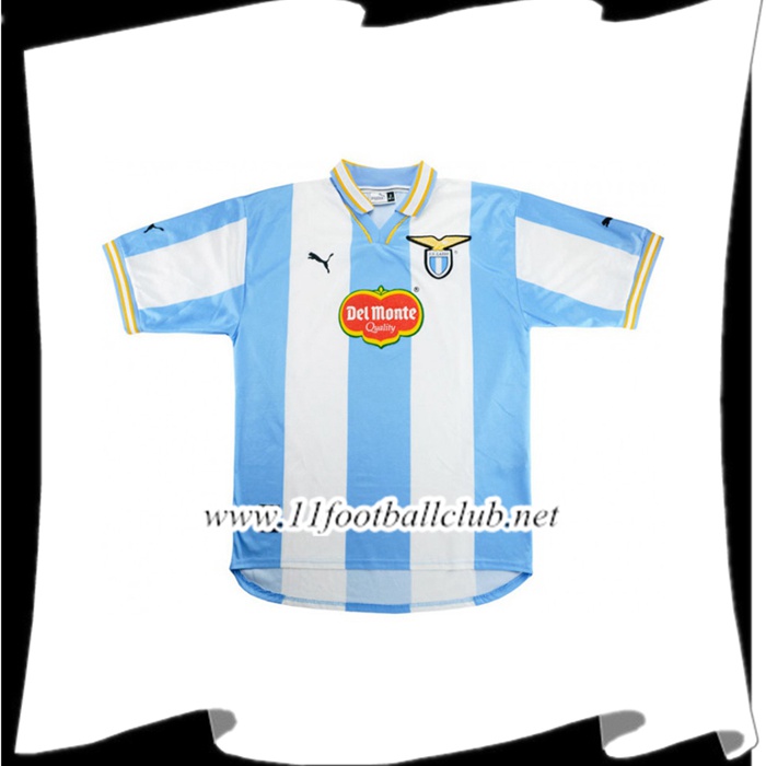 Maillot De Foot SS Lazio Retro Domicile 1999/2000 Vintage