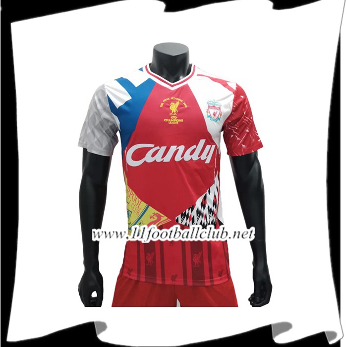 Maillot De Foot FC Liverpool Retro The Final Istanbul 2005 Floqué