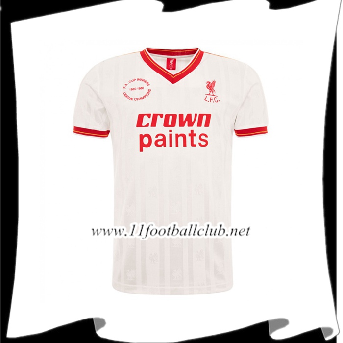 Maillot De Foot FC Liverpool Retro Exterieur 1985/1986 Flocage