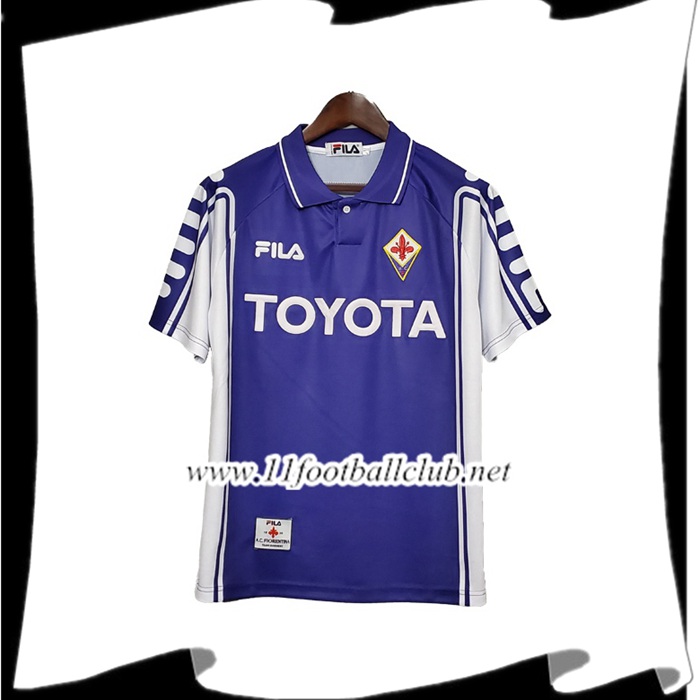 Maillot De Foot ACF Fiorentina Retro Domicile 1999/2000 Personnalisé