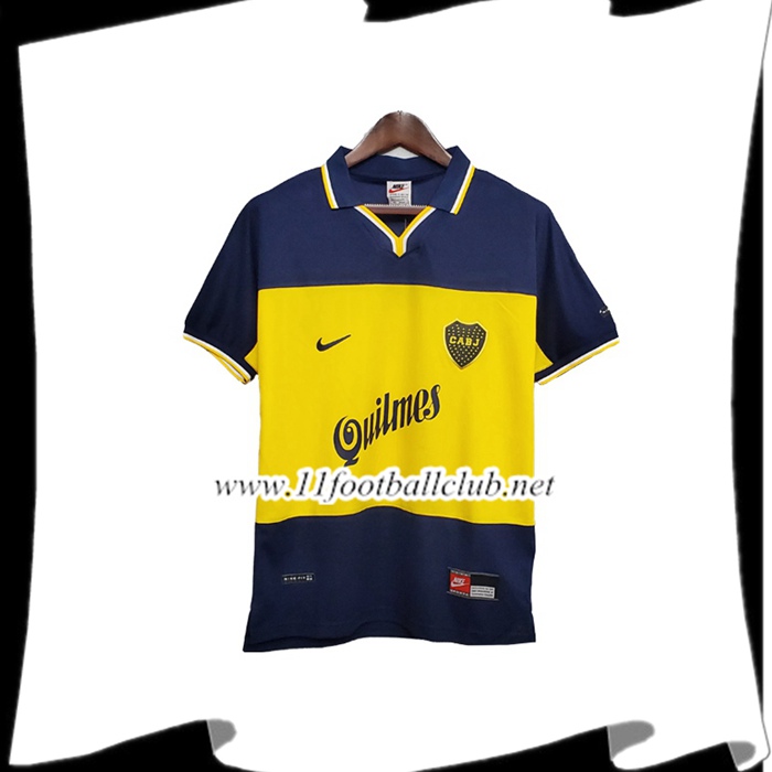 Nouveau Maillot de Foot Boca Juniors Retro Domicile 1999