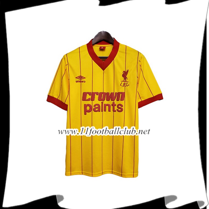 Nouveau Maillot de Foot FC Liverpool Retro Exterieur 1984