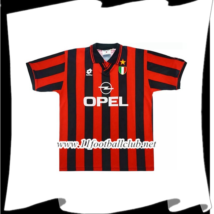 Maillot De Foot Milan AC Retro Domicile 1996/1997 Officiel