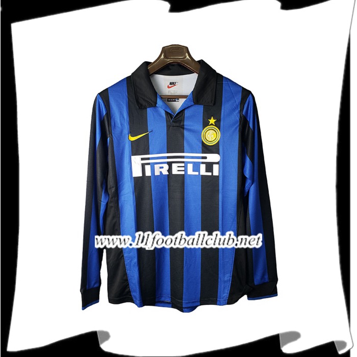 Maillot De Foot Inter Milan Retro Domicile Manche Longue 1997/1998