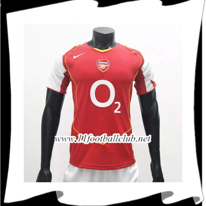 Maillot De Foot Arsenal Retro Domicile 2004/2005 Authentic