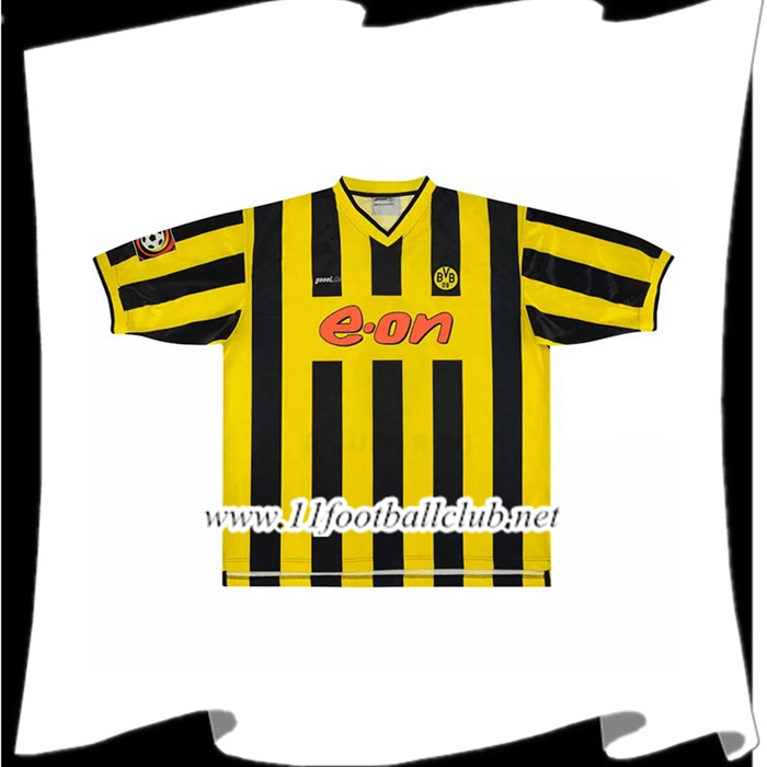 Maillot De Foot Dortmund BVB Retro Domicile 2000/2002 Vintage