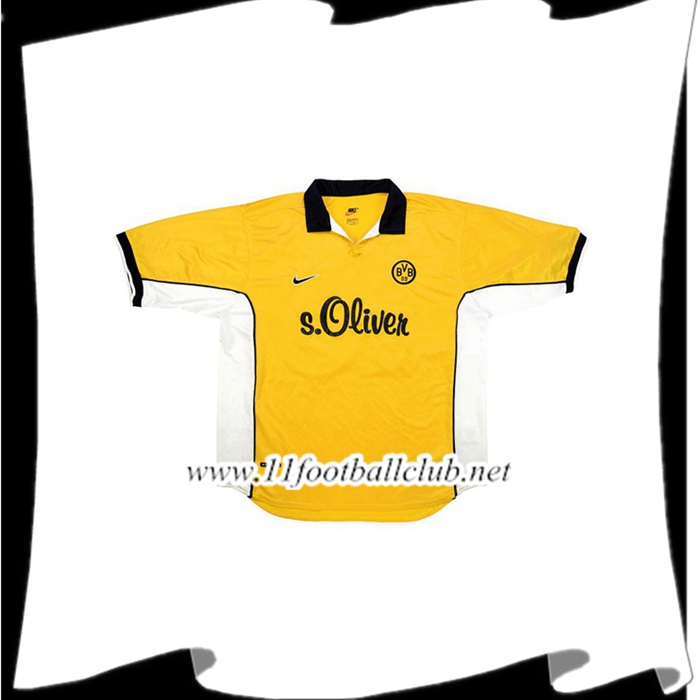 Maillot De Foot Dortmund BVB Retro Domicile 1998/2000 Officiel