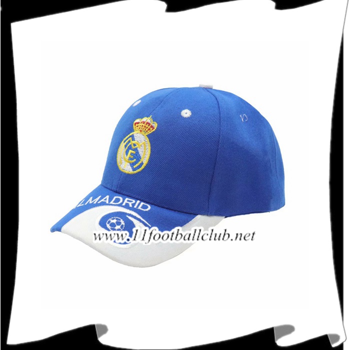 Le Nouveaux Casquette de Foot Real Madrid Bleu
