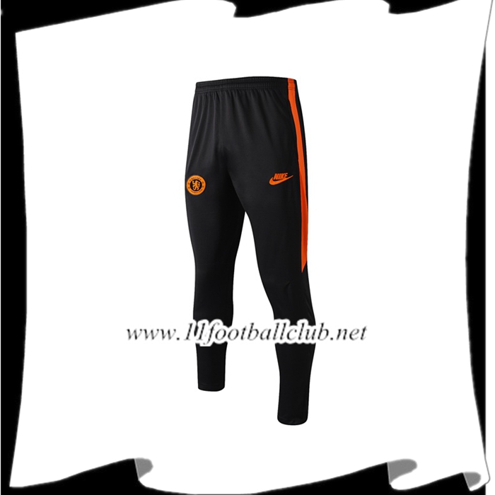 Le Nouveaux Training Pantalon Foot FC Chelsea Noir Orange 2019/2020 Authentic