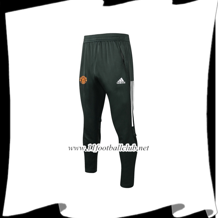 Le Nouveau Training Pantalon Foot Manchester United Vert 2020/2021