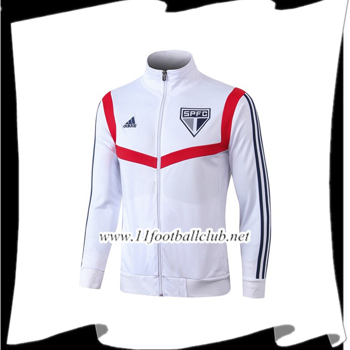 Le Nouveau Veste Foot Sao Paulo FC Blanc 2019/2020 Vintage