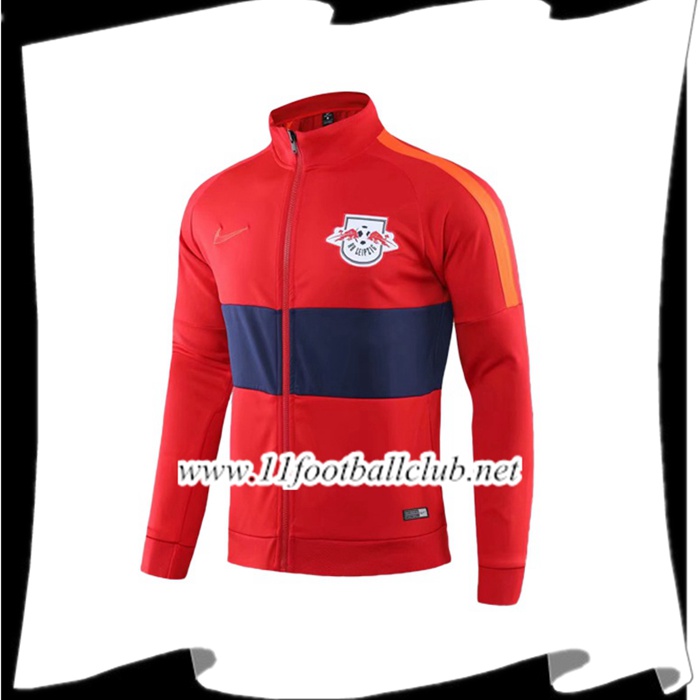 Le Nouveaux Veste Foot RB Leipzig Rouge 2019/2020 Authentic