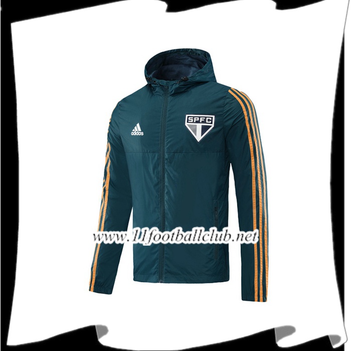Le Nouveau Nouveaux Coupe-Vent Sao Paulo FC Bleu 2019/2020 Personnalisable