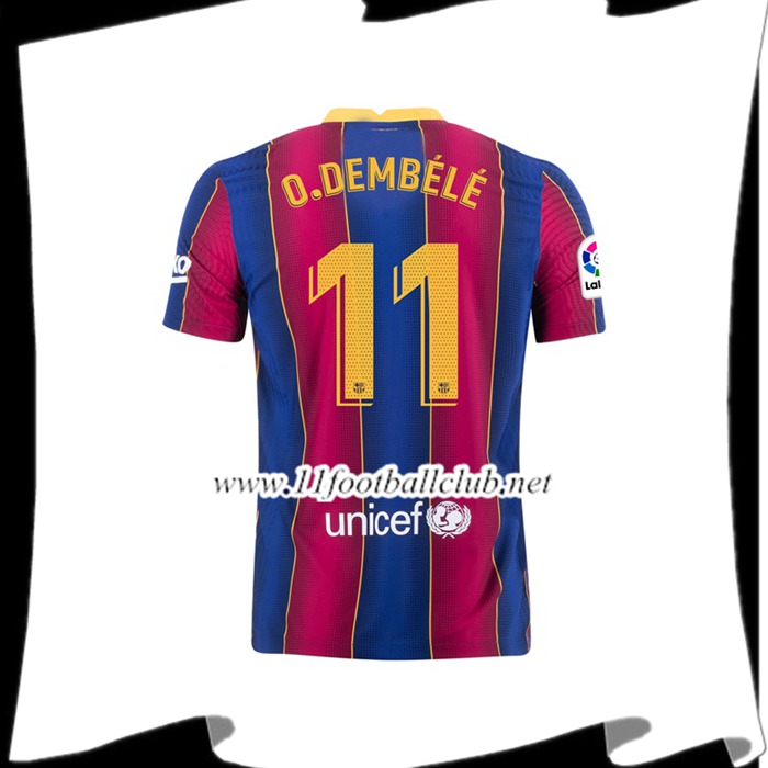 Nouveaux Maillot FC Barcelone (O.DEMBELE 11) Domicile 2020/2021