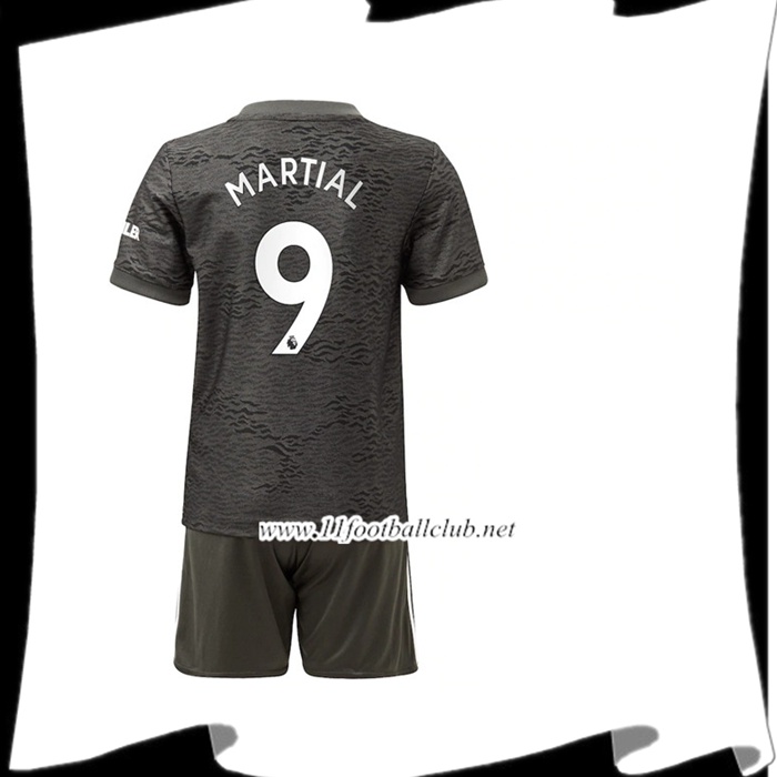 Nouveaux Maillot Manchester United (Martial 9) Enfant Exterieur 2020/2021