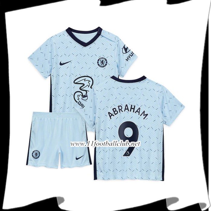 Nouveaux Maillot FC Chelsea (Abraham 9) Enfant Exterieur 2020/2021
