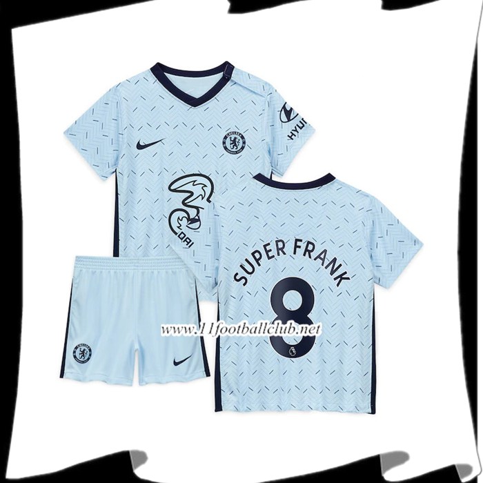 Nouveau Maillot FC Chelsea (Lampard 8) Enfant Exterieur 2020/2021